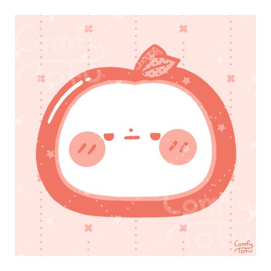 Grumpy Apple Hanging Cloth